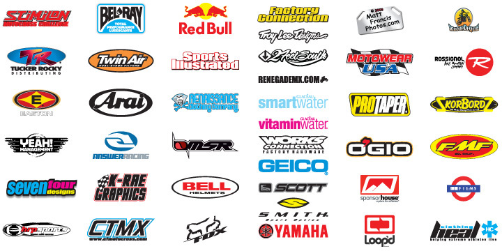 Motocross Sponsor Logos
